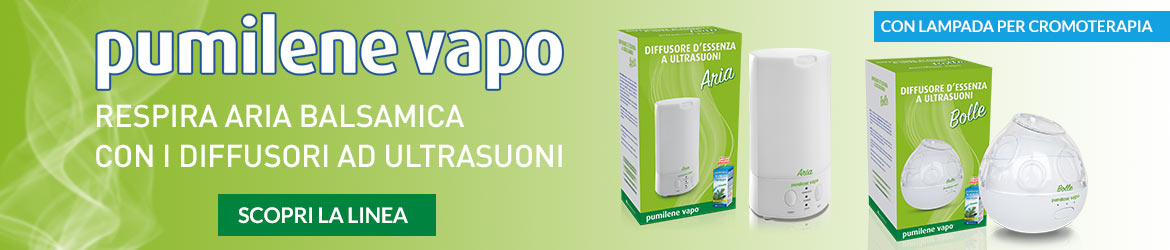 PUMILENE VAPO DIFFUSORE D'ESSENZA A ULTRASUONI